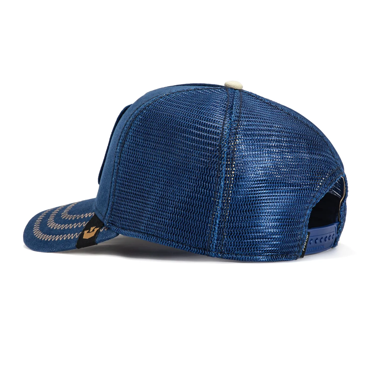 Goorin Bros Bird of Prey Fierce Adjustable Trucker Snapback Hat - Navy sold by Hat Club product image thumbnail 2