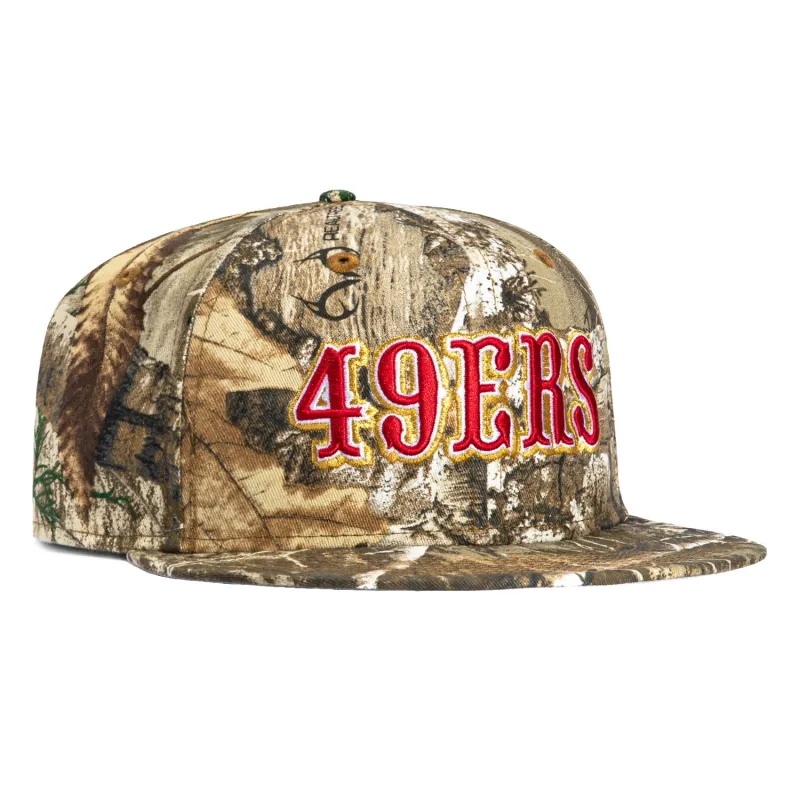 New Era 59Fifty San Francisco 49ers Word Hat - Realtree sold by Hat Club