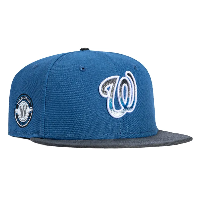 New Era 59Fifty Washington Nationals 2025 City Connect Logo Patch Gradient Hat - Indigo, Graphite sold by Hat Club