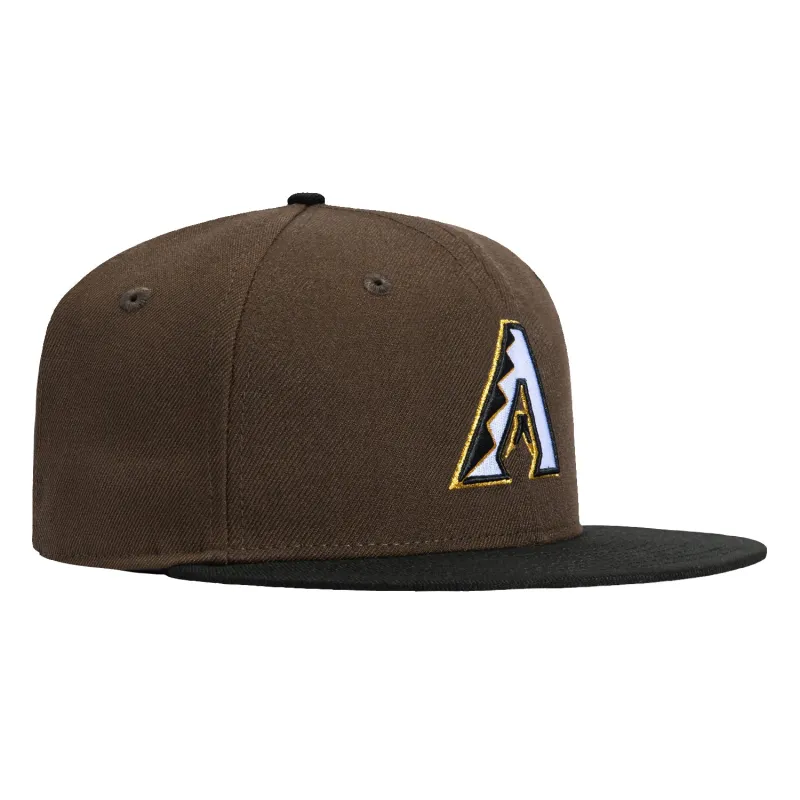 New Era 59Fifty Arizona Diamondbacks A Hat - Brown, Black sold by Hat Club