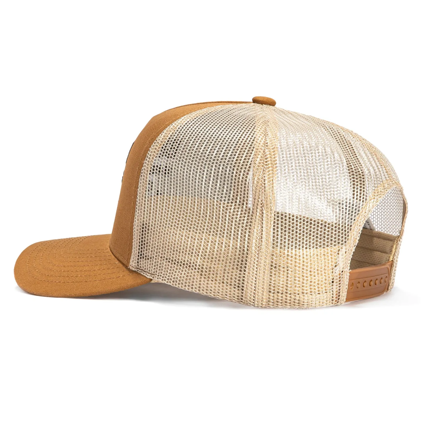 Brixton Redoubt Mesh Snapback Trucker Hat - Brown sold by Hat Club product image thumbnail 2