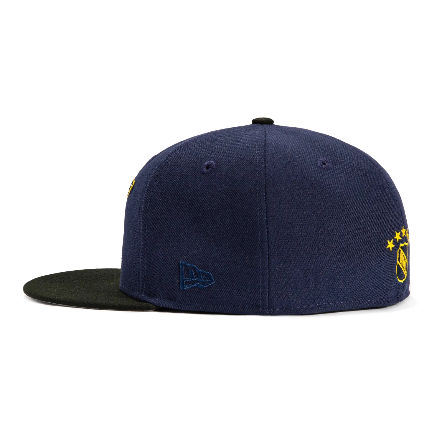 New Era 59Fifty Nashville Predators 10th Anniversary Patch Logo Hat - Light Navy, Black sold by Hat Club product image thumbnail 3