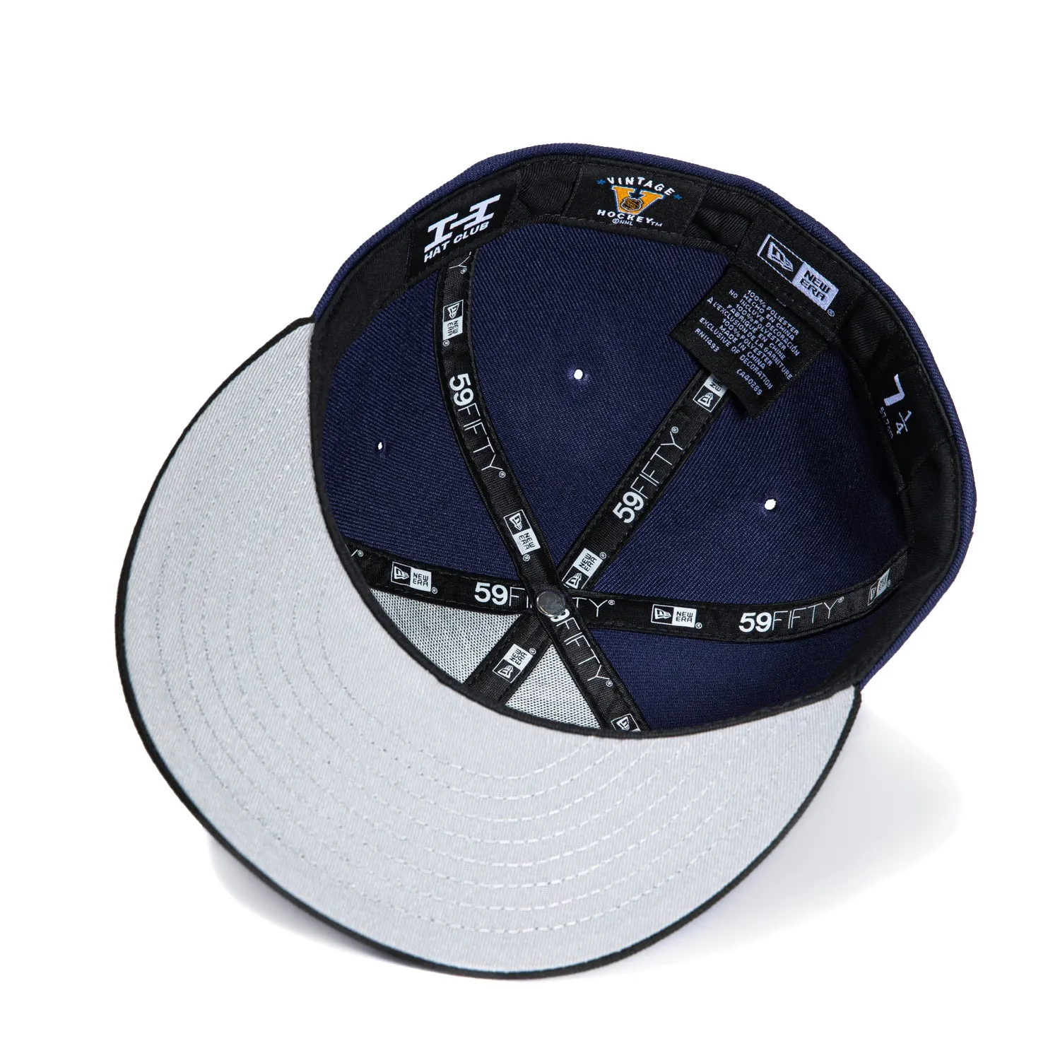 New Era 59Fifty Nashville Predators 10th Anniversary Patch Logo Hat - Light Navy, Black sold by Hat Club product image thumbnail 2