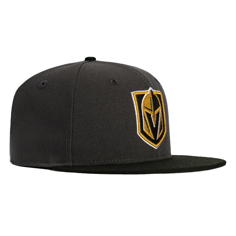 New Era 59Fifty Vegas Golden Knights Hat - Graphite, Black sold by Hat Club