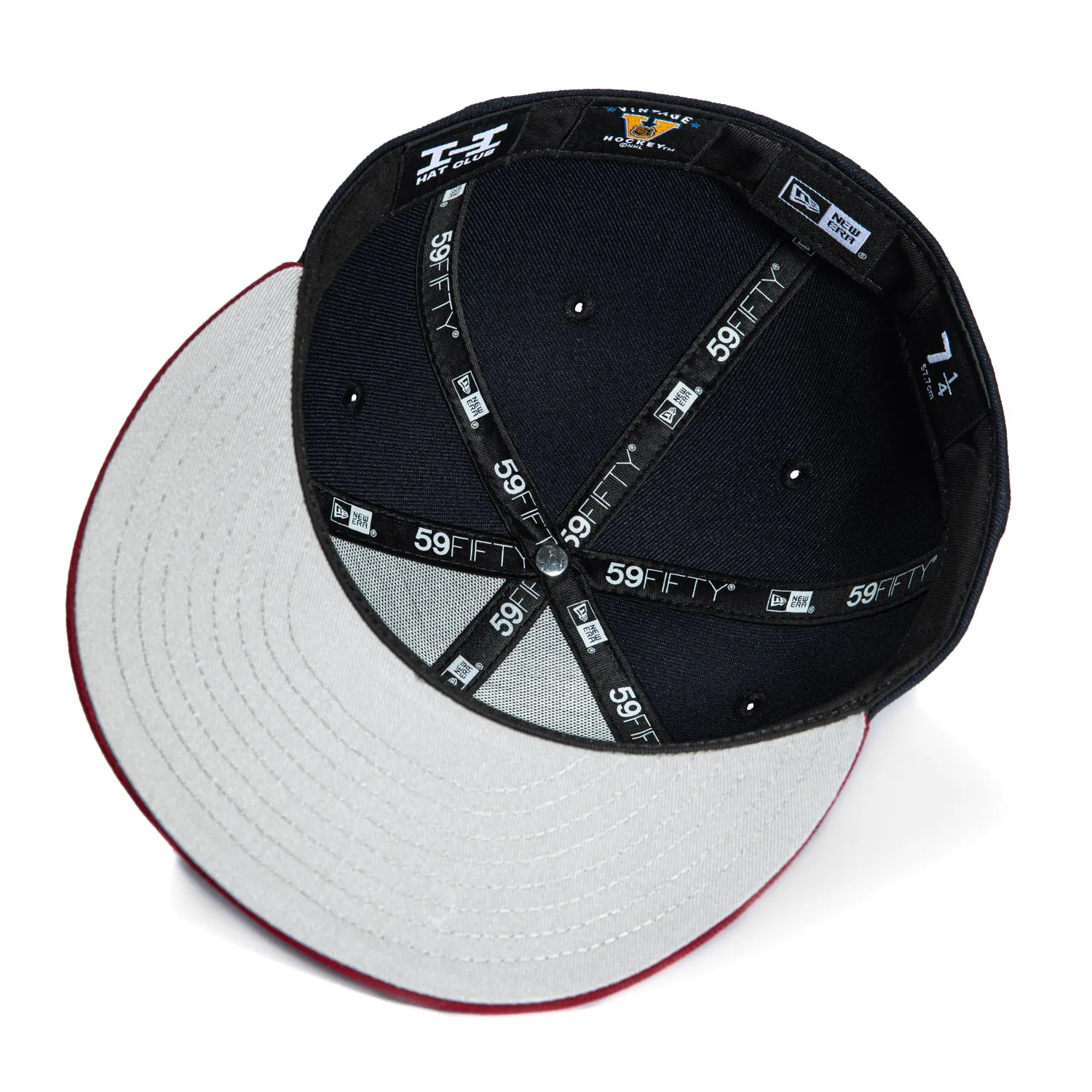 New Era 59Fifty Colorado Avalanche Quebec Nordiques Hat - Navy, Cardinal sold by Hat Club product image thumbnail 2