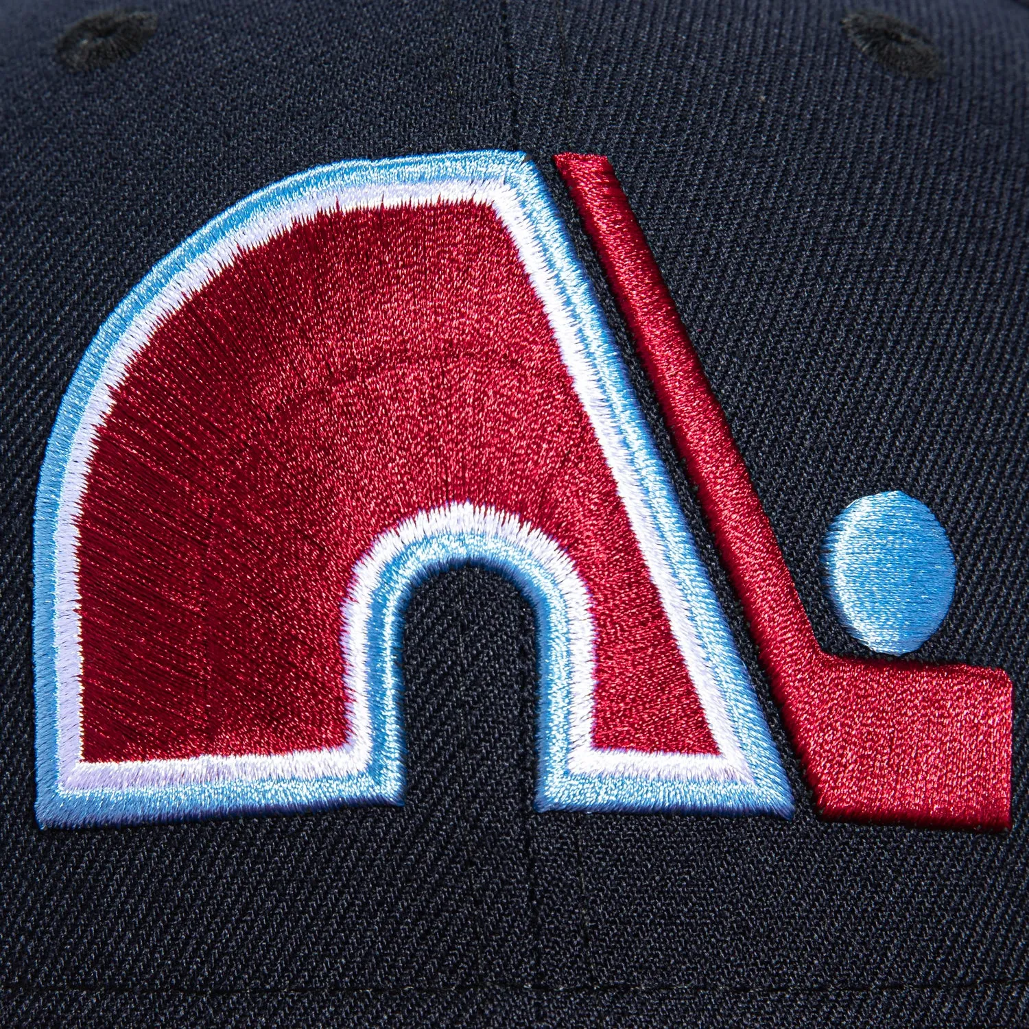 New Era 59Fifty Colorado Avalanche Quebec Nordiques Hat - Navy, Cardinal sold by Hat Club product image thumbnail 4