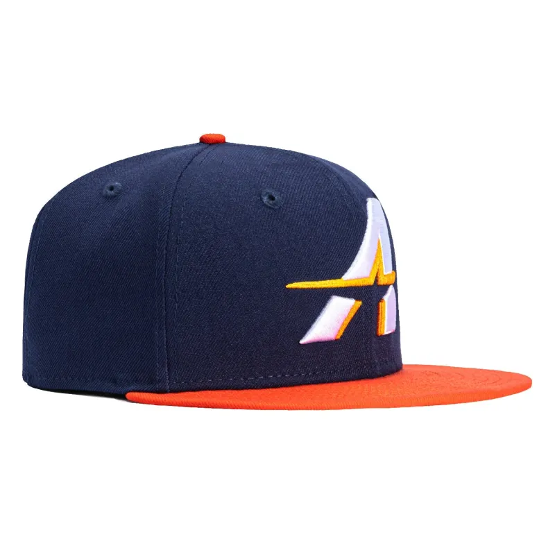 New Era 59Fifty Houston Astros 2025 City Connect Hat - Light Navy, Orange sold by Hat Club