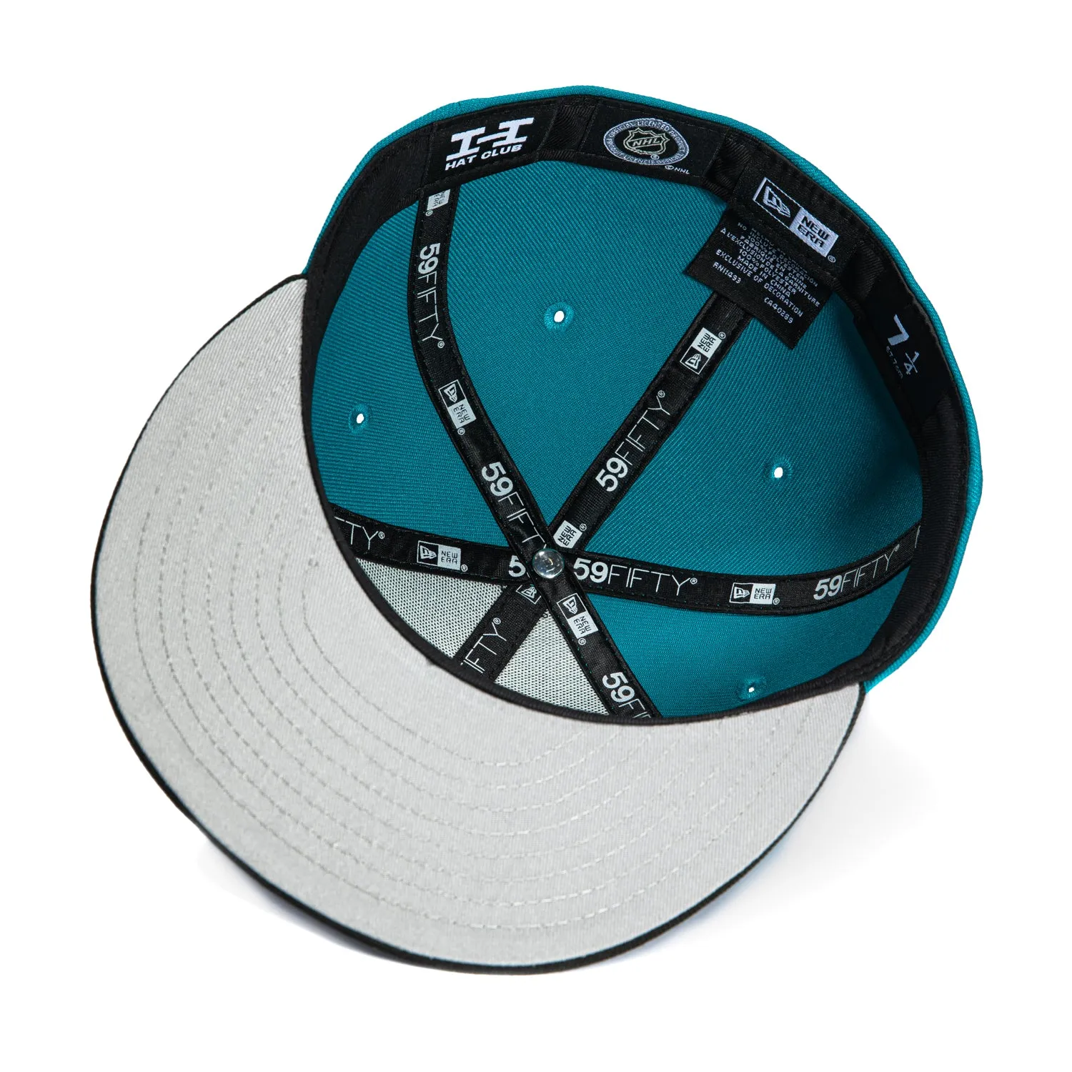 New Era 59Fifty New York Islanders Logo Patch 1995 Alternate Hat - Teal, Navy sold by Hat Club product image thumbnail 2