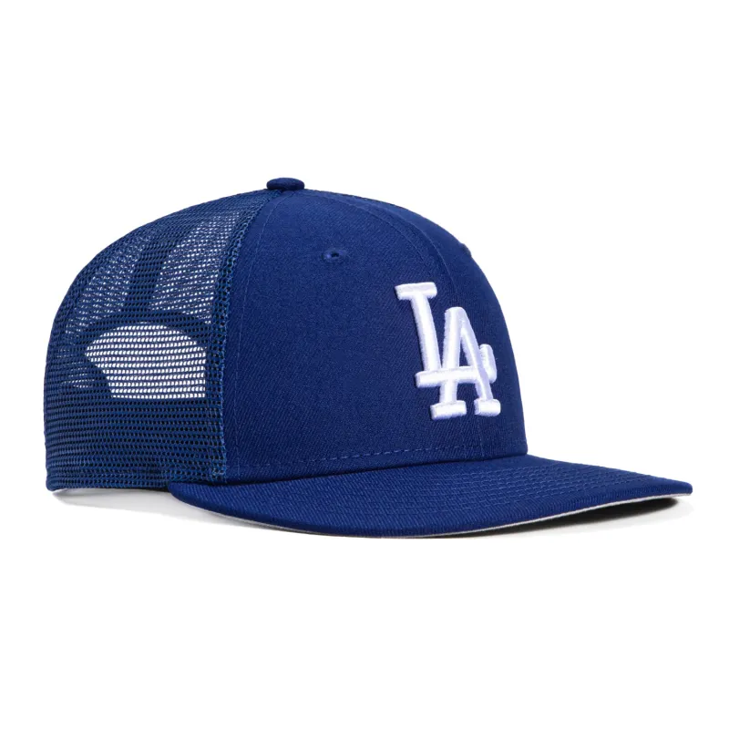 New Era 9Fifty Low Profile Los Angeles Dodgers Game Snapback Hat - Royal made by New Era