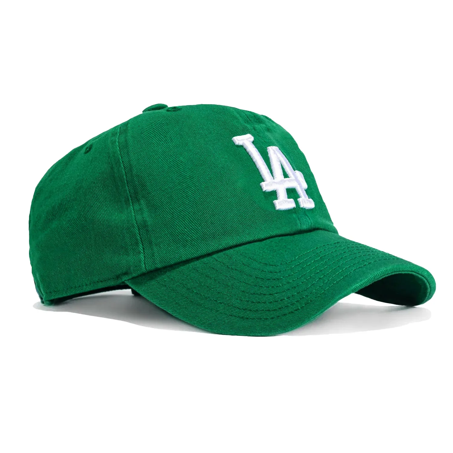 47 Brand Los Angeles Dodgers Cleanup Adjustable Hat - Kelly Green, White sold by Hat Club