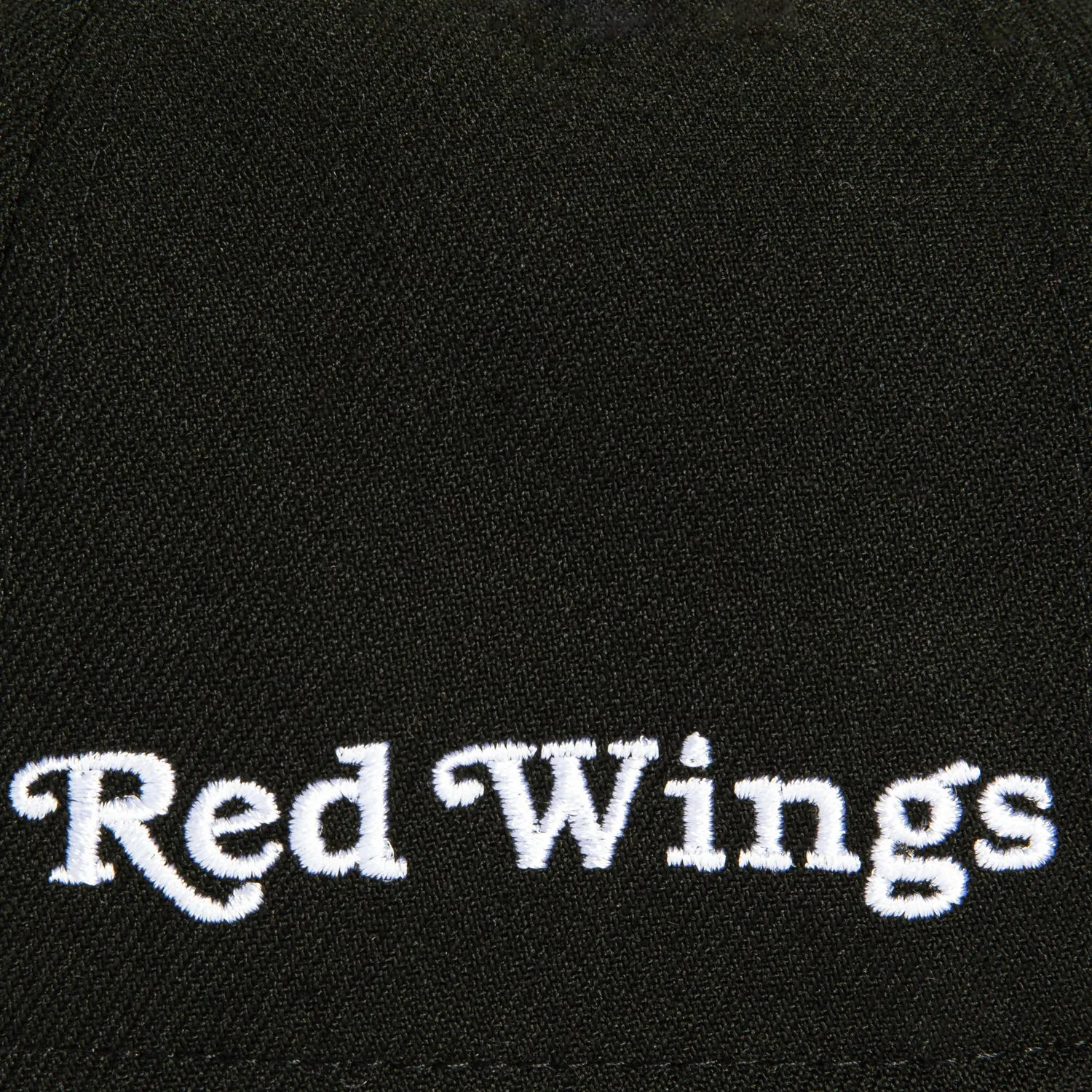 New Era 9Forty A-Frame Detroit Red Wings Word Logo Patch Snapback Hat - Black, Red sold by Hat Club product image thumbnail 4