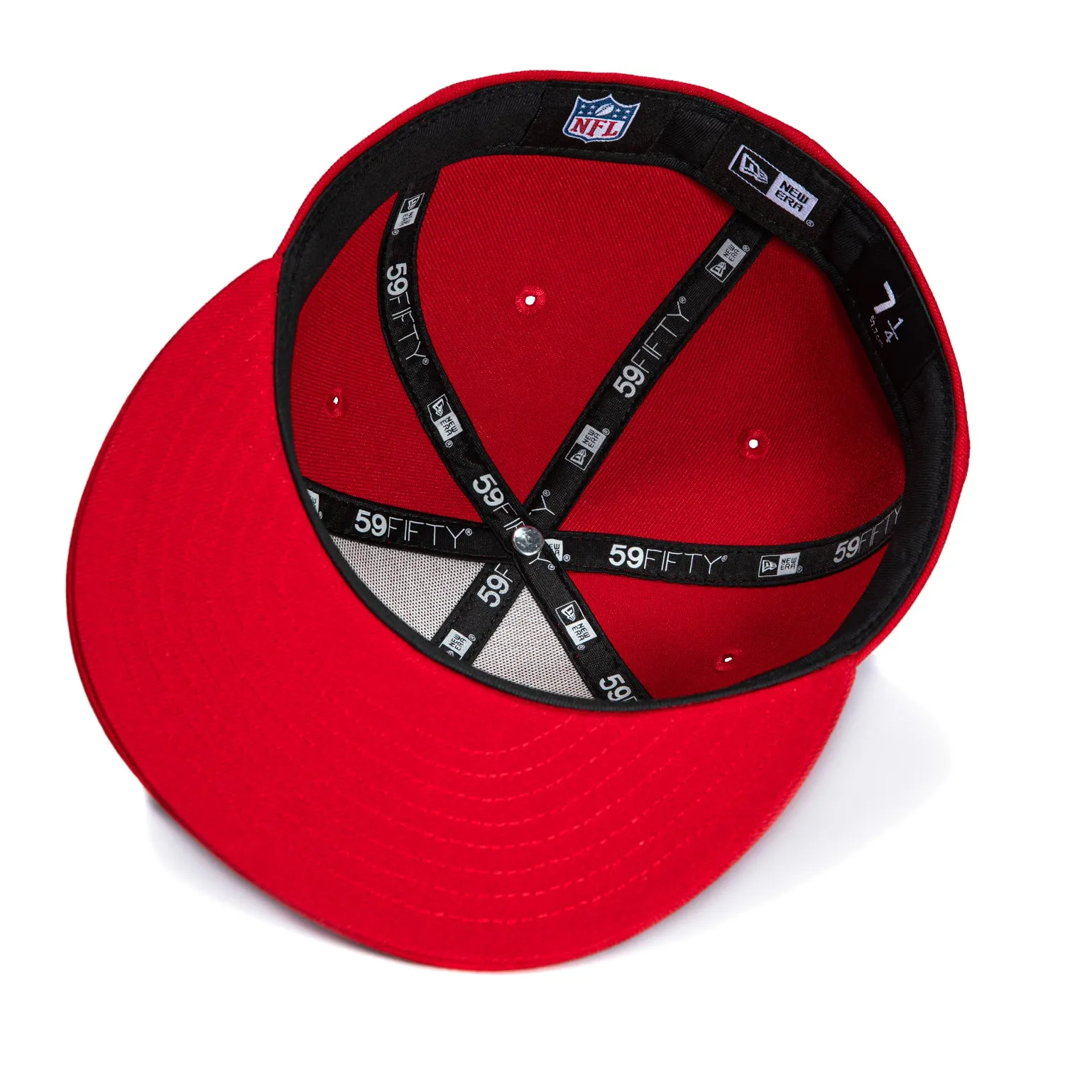 New Era 59Fifty Arizona Cardinals Fitted Hat - Red, Red sold by Hat Club product image thumbnail 2