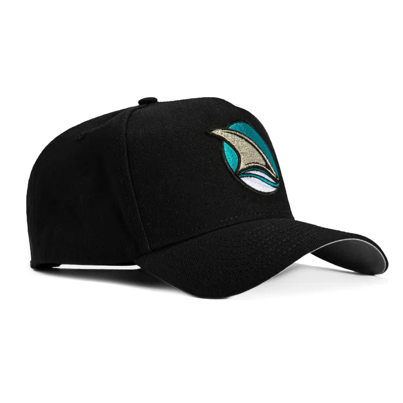 New Era 9Forty A-Frame San Jose Sharks Snapback Alternate Hat - Black made by New Era
