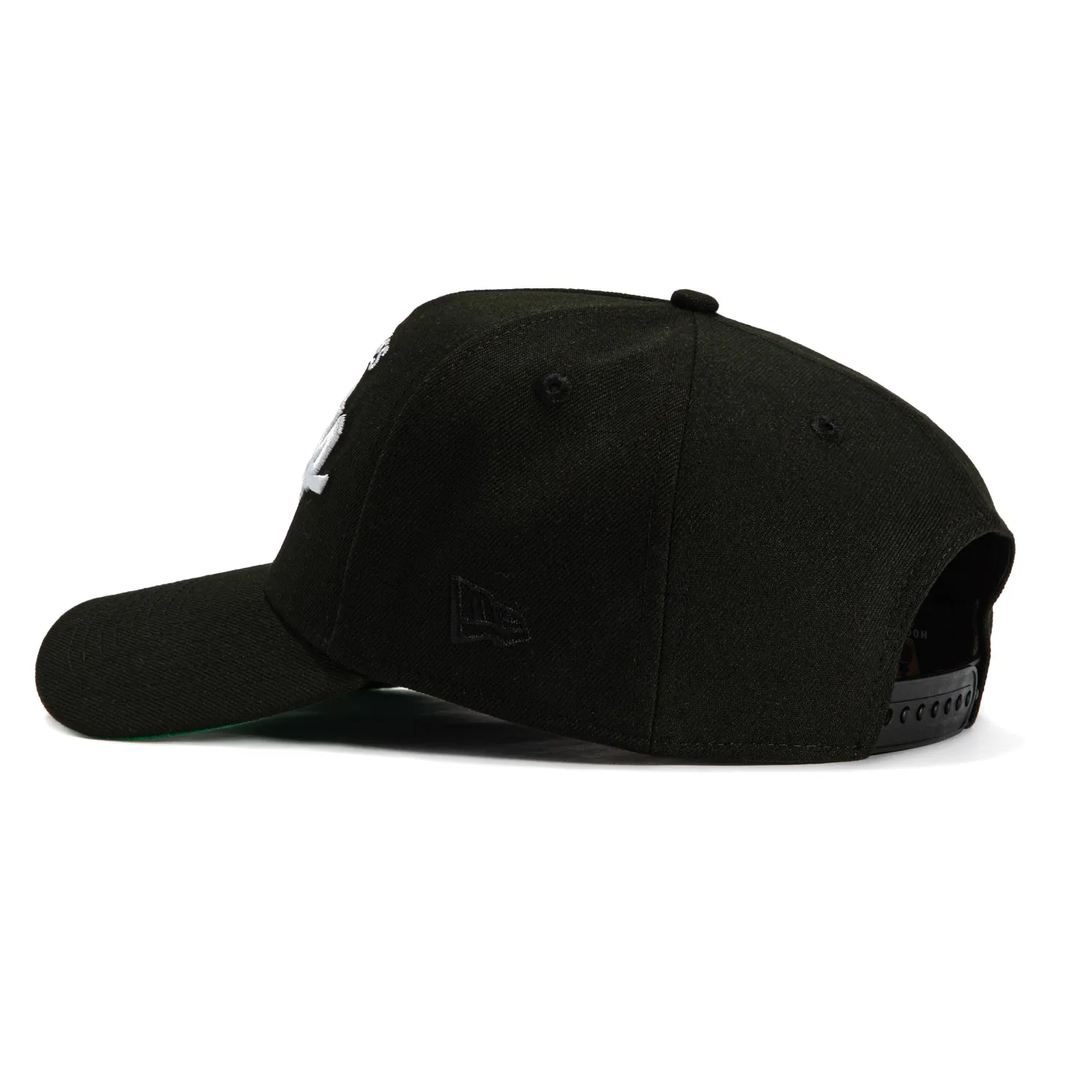 New Era 9Forty A-Frame Los Angeles Kings Script Snapback Hat - Black, White sold by Hat Club product image thumbnail 2