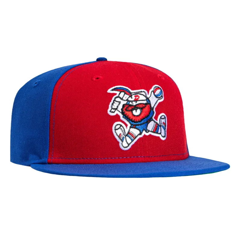 New Era 59Fifty Denver Nuggets 1974 Rail Hat - Red, Royal sold by Hat Club