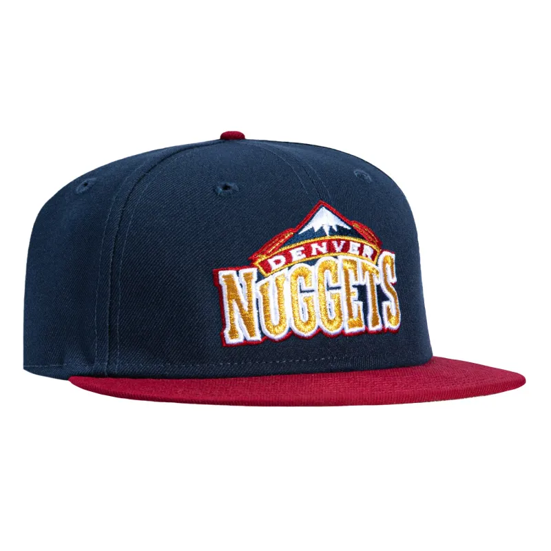 New Era 59Fifty Denver Nuggets 1994 Hat - Navy, Cardinal sold by Hat Club
