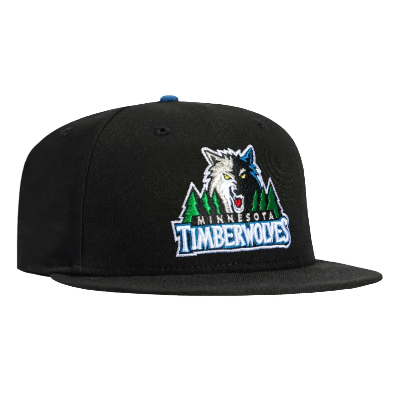 New Era 59Fifty Minnesota Timberwolves 1996 Logo Hat - Black sold by Hat Club