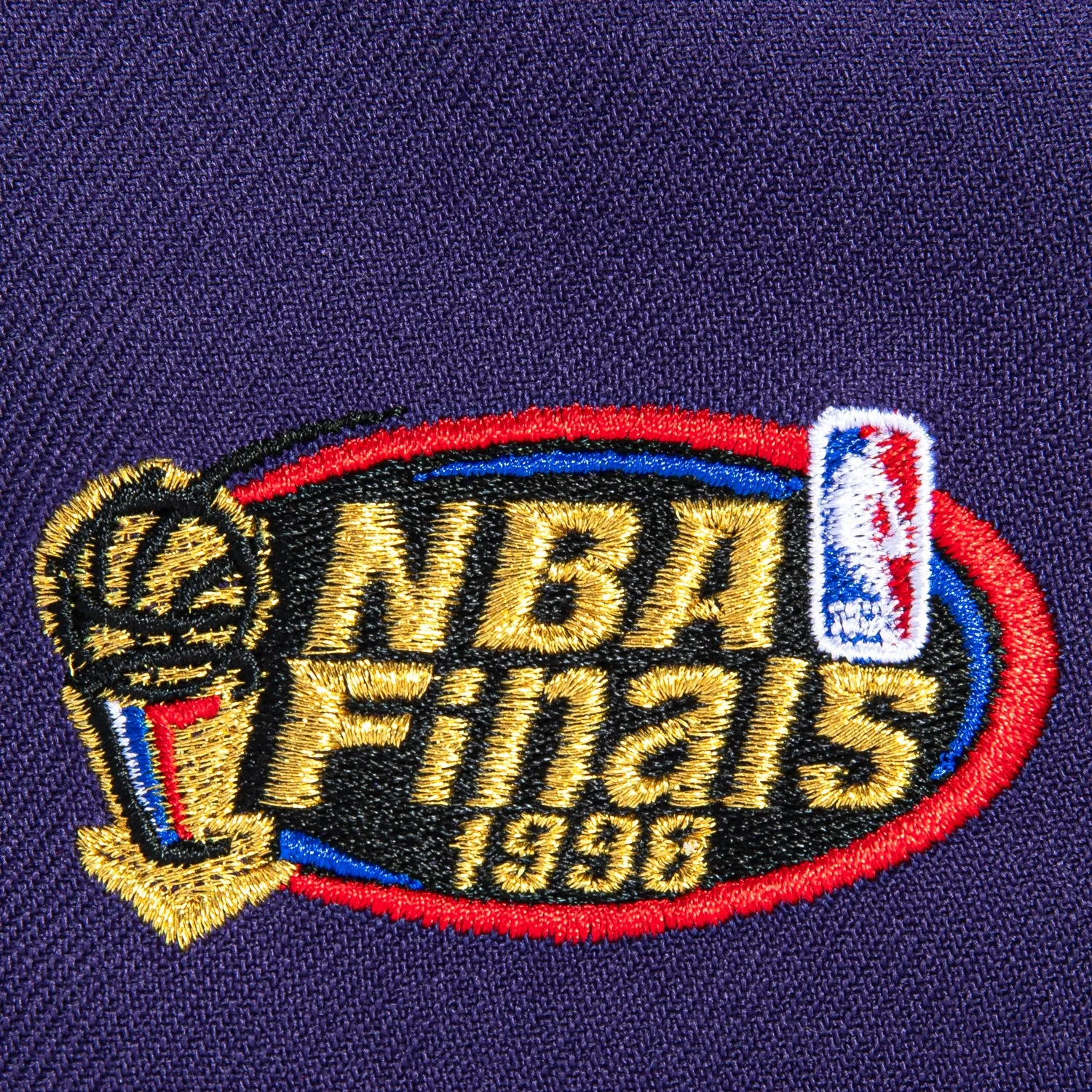 New Era 9Forty A-Frame Utah Jazz 1998 NBA Finals Patch Alternate Snapback Hat - Purple, Neon Blue sold by Hat Club product image thumbnail 4