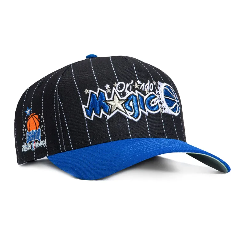 New Era 9Forty A-Frame Orlando Magic 1992 All Star Game Patch Snapback Hat - Black, Royal made by New Era