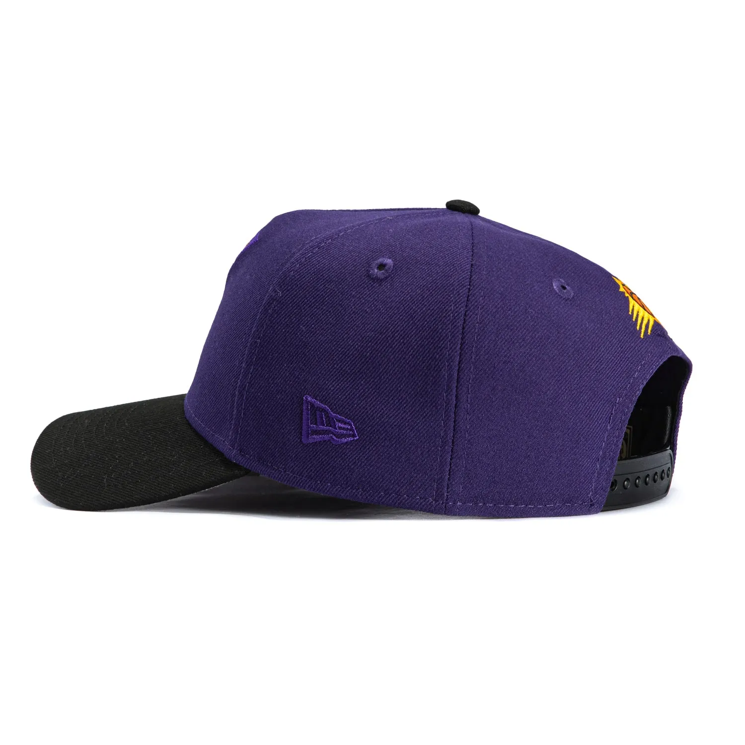 New Era 9Forty A-Frame Phoenix Suns 1995 All Star Game Patch Snapback Hat - Purple, Black sold by Hat Club product image thumbnail 2
