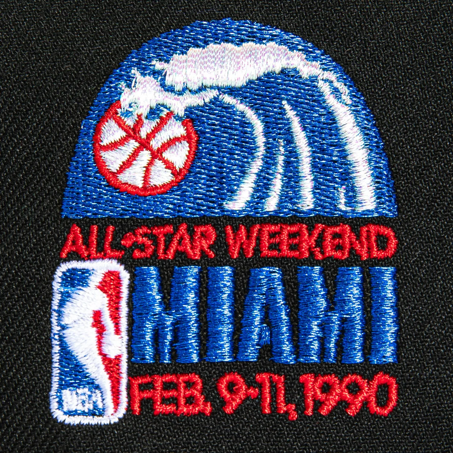 New Era 9Forty A-Frame Miami Heat 1990 All Star Game Patch Snapback Hat - Black sold by Hat Club product image thumbnail 4