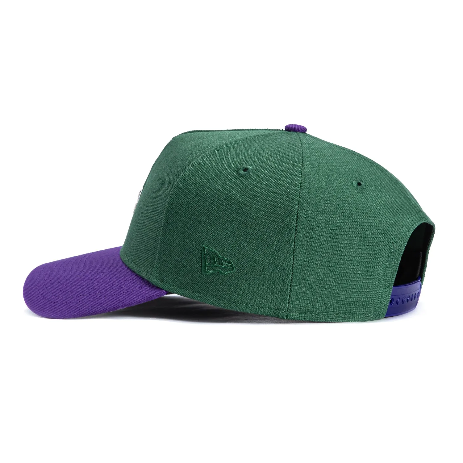 New Era 9Forty A-Frame Milwaukee Bucks Logo Patch 1993 Snapback Hat - Green, Purple sold by Hat Club product image thumbnail 2
