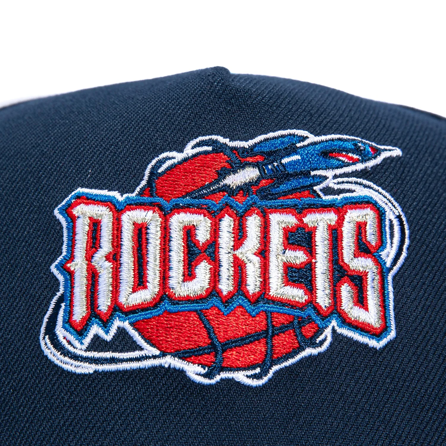 New Era 9Forty A-Frame Houston Rockets Logo Patch 1996 Snapback Hat - Navy, Light Blue sold by Hat Club product image thumbnail 3
