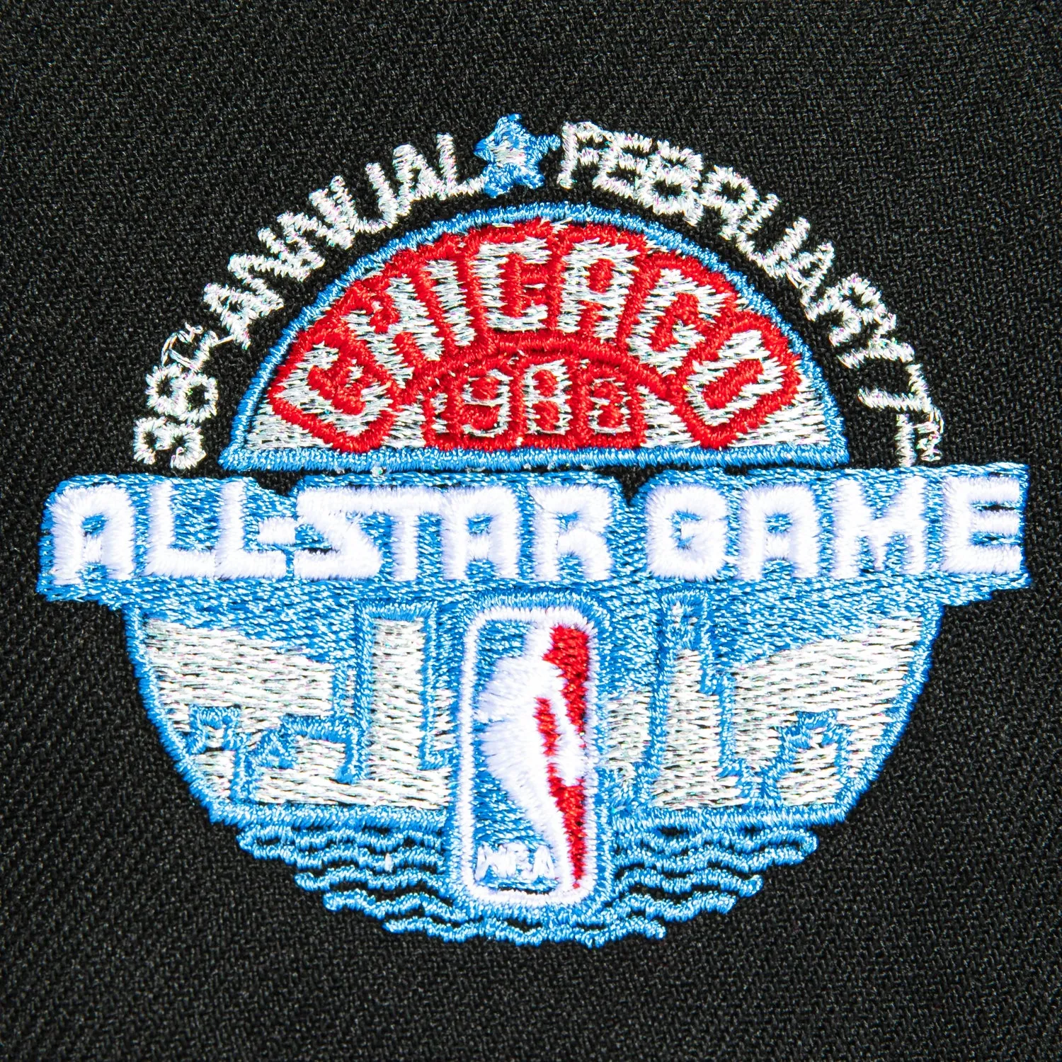 New Era 9Forty A-Frame Chicago Bulls 1988 All Star Game Patch Snapback Hat - Black sold by Hat Club product image thumbnail 4