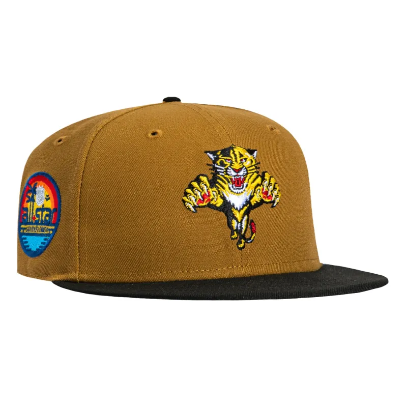 New Era 59Fifty Florida Panthers 2023 All Star Game Patch Hat - Khaki, Black sold by Hat Club