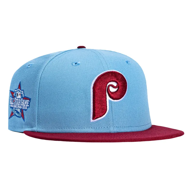 New Era 59Fifty Philadelphia Phillies 2026 All Star Game Patch 1981 Hat - Light, Cardinal sold by Hat Club