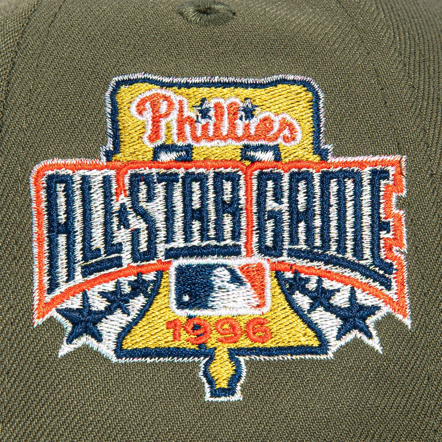 New Era 59Fifty Philadelphia Phillies 1996 All Star Game Patch Pink UV Hat - Olive, Black sold by Hat Club product image thumbnail 5