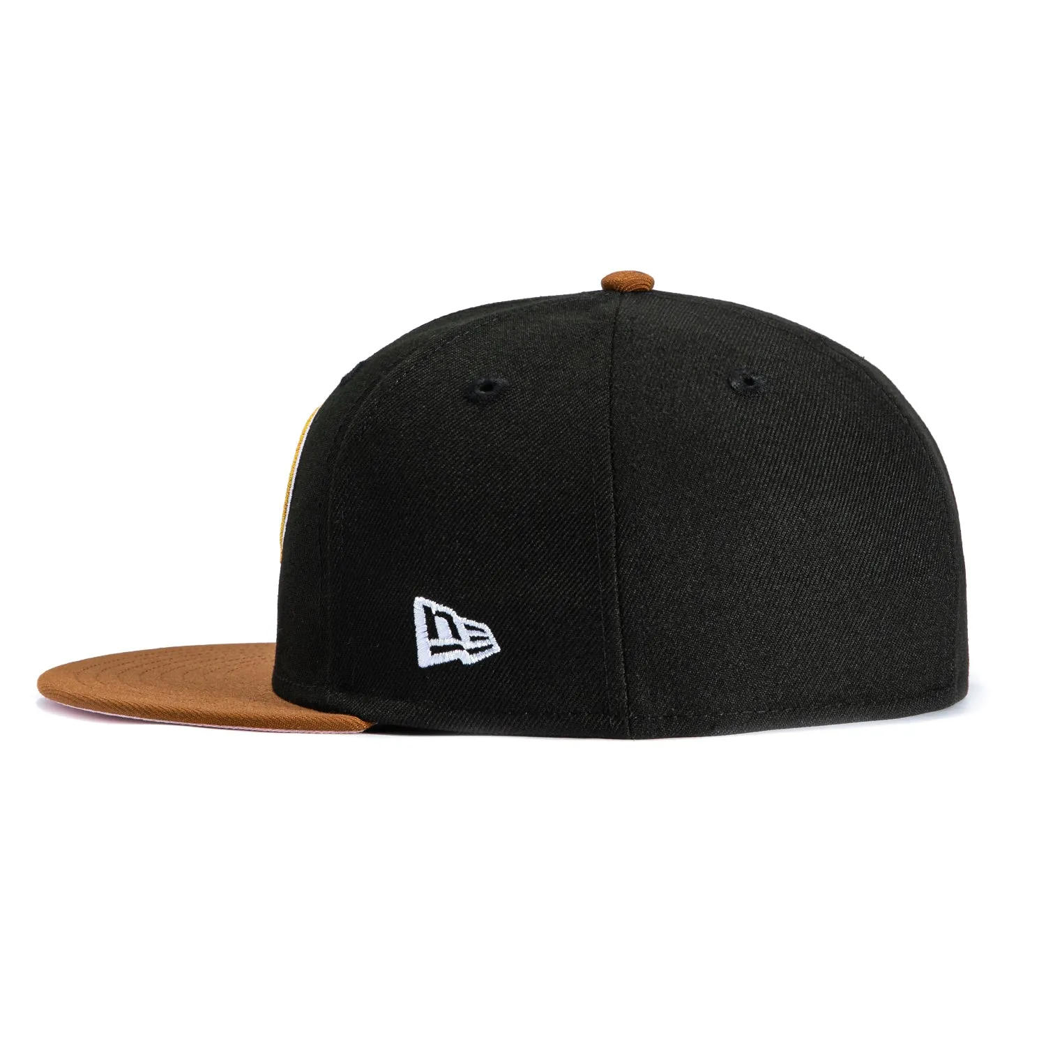 New Era 59Fifty Dallas Stars 20th Anniversary Patch 2003 Alternate Pink UV Hat - Black, Khaki sold by Hat Club product image thumbnail 3
