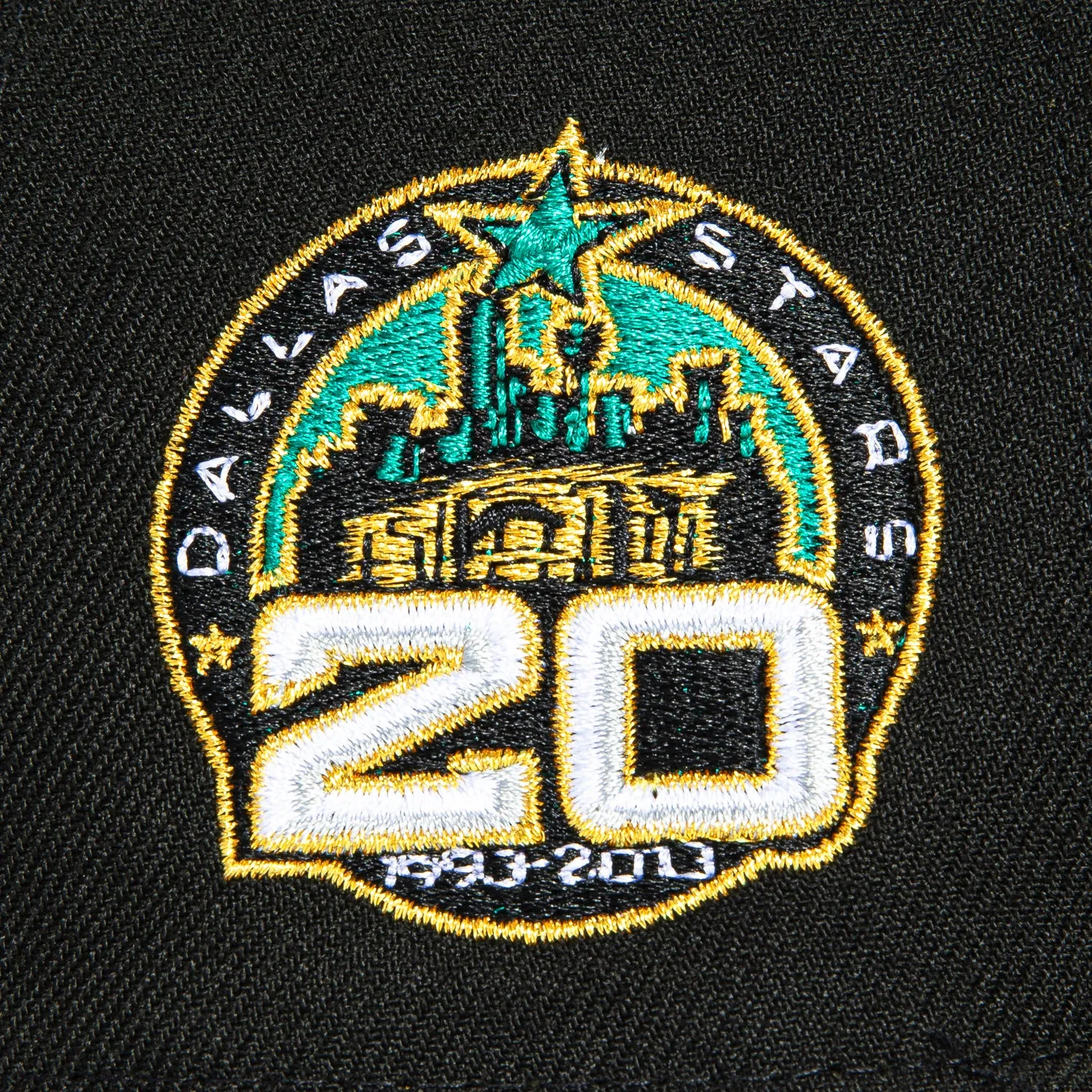 New Era 59Fifty Dallas Stars 20th Anniversary Patch 2003 Alternate Pink UV Hat - Black, Khaki sold by Hat Club product image thumbnail 5