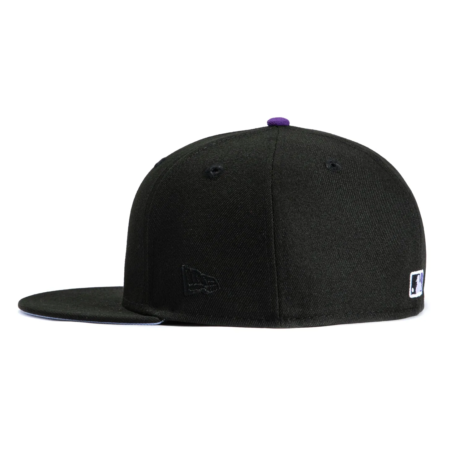 New Era 59Fifty Colorado Rockies 30th Anniversary Stadium Patch Lavender UV Hat - Black sold by Hat Club product image thumbnail 3
