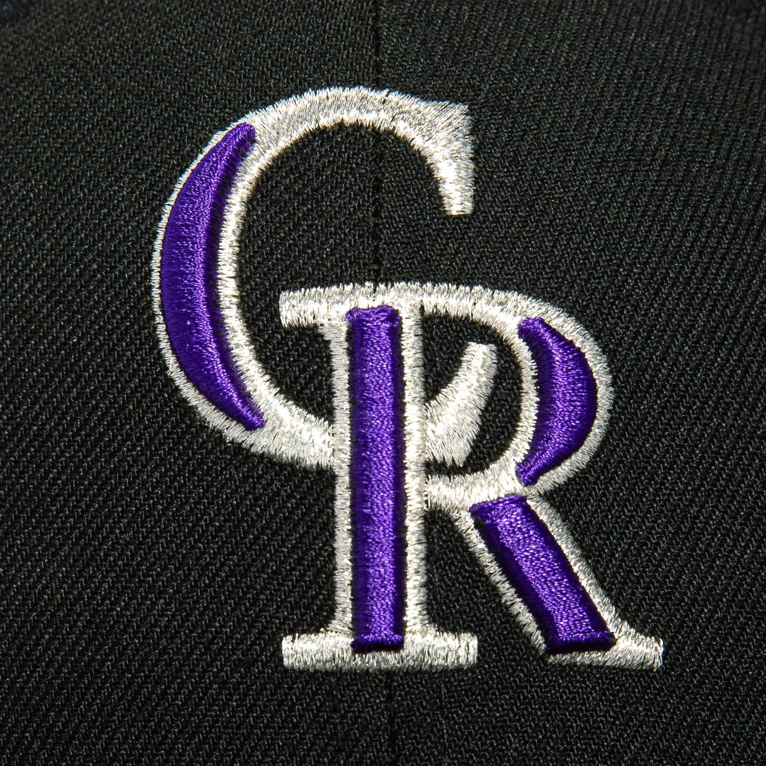 New Era 59Fifty Colorado Rockies 30th Anniversary Stadium Patch Lavender UV Hat - Black sold by Hat Club product image thumbnail 4