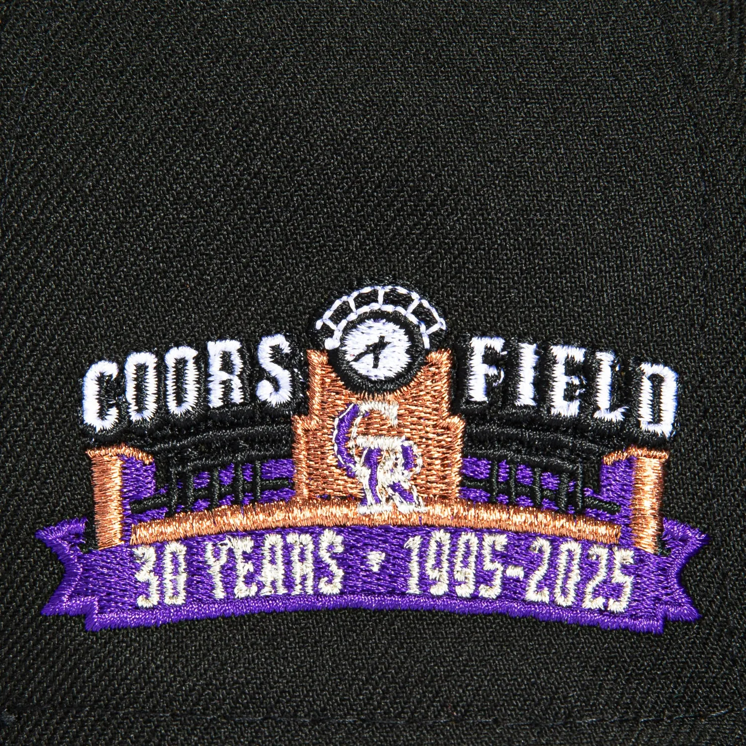 New Era 59Fifty Colorado Rockies 30th Anniversary Stadium Patch Lavender UV Hat - Black sold by Hat Club product image thumbnail 5
