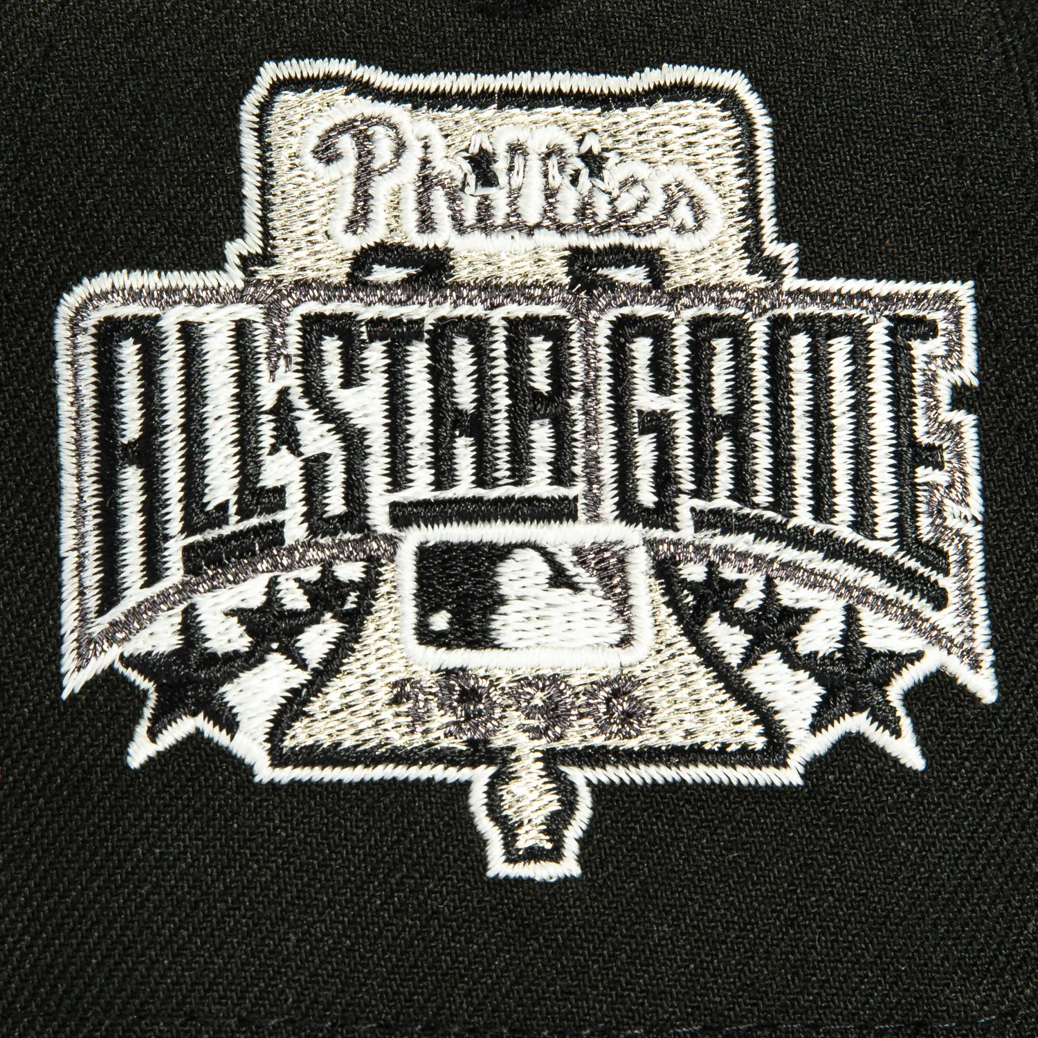 New Era 9Forty GITD A-Frame Philadelphia Phillies 1996 All Star Game Patch Snapback Alternate Hat - Black, White sold by Hat Club product image thumbnail 4