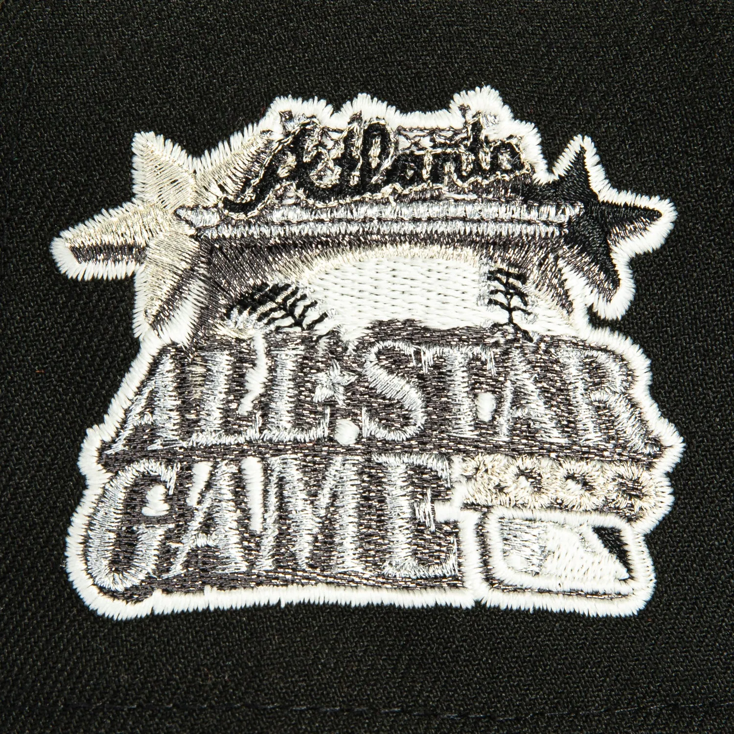 New Era 9Forty GITD A-Frame Atlanta Braves 2000 All Star Game Patch Snapback Hat - Black, White sold by Hat Club product image thumbnail 4