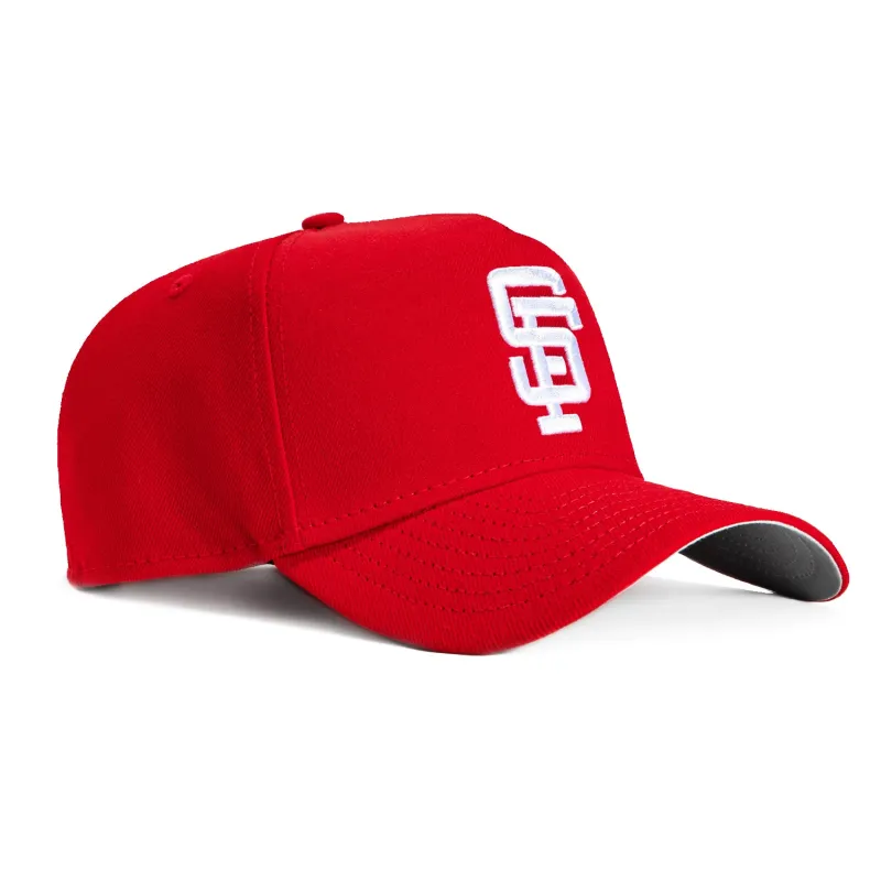 New Era 9Forty A-Frame San Francisco Giants Snapback Hat - Red, White sold by Hat Club