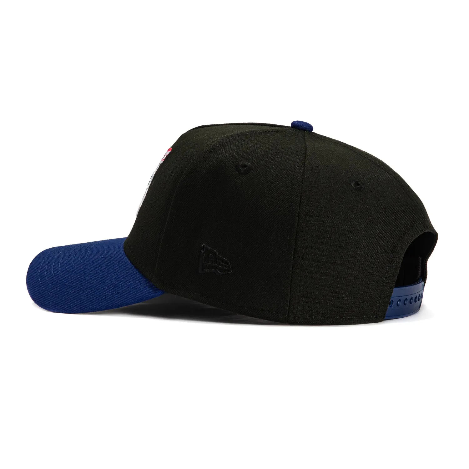 New Era 9Forty A-Frame Los Angeles Dodgers Logo Patch Ohtani Anime Snapback Hat - Black, Royal sold by Hat Club product image thumbnail 2