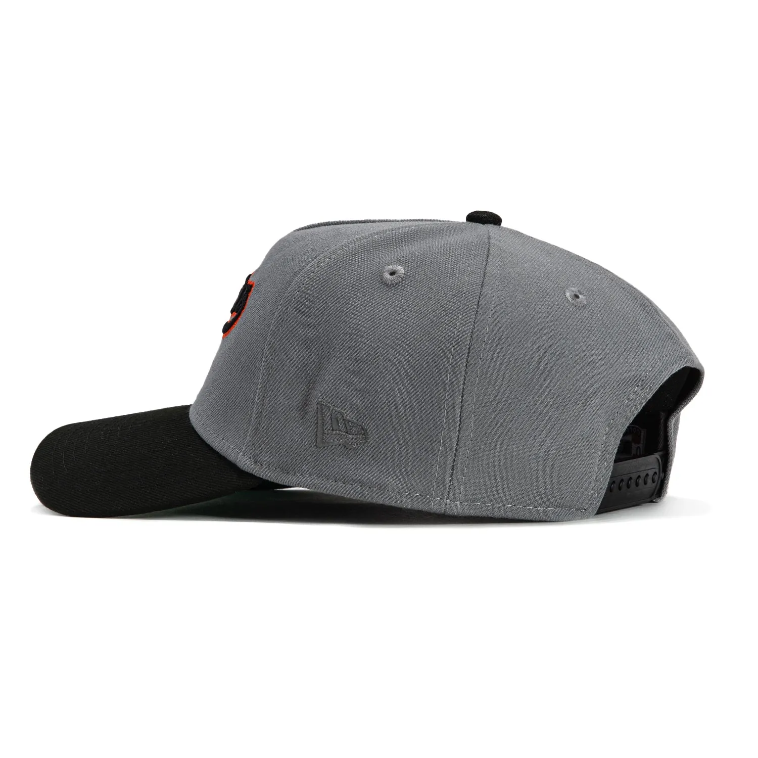 New Era 9Forty A-Frame San Francisco Giants 2007 All Star Game Patch Snapback Script Hat - Storm Grey, Black sold by Hat Club product image thumbnail 2