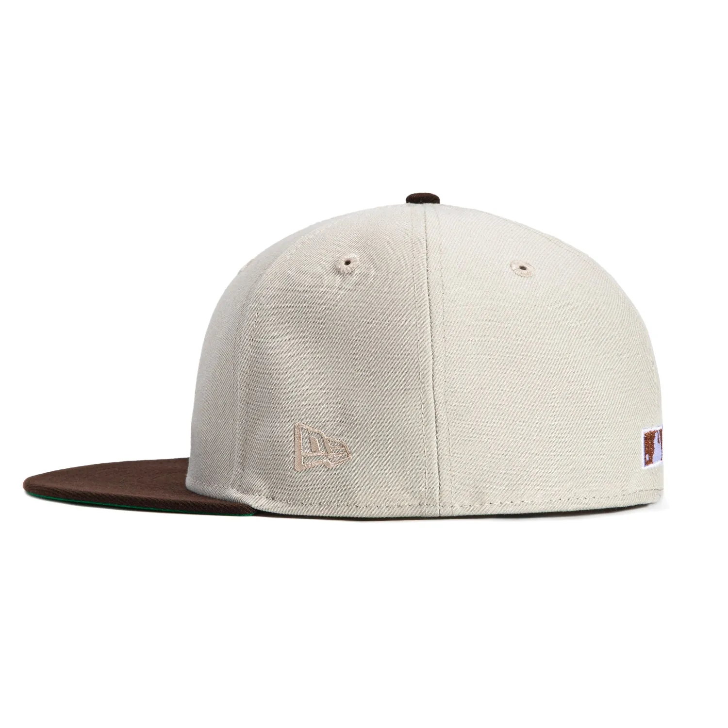 New Era 59Fifty Los Angeles Dodgers 50th Anniversary Stadium Patch Hat - Stone, Brown, Metallic Copper sold by Hat Club product image thumbnail 3