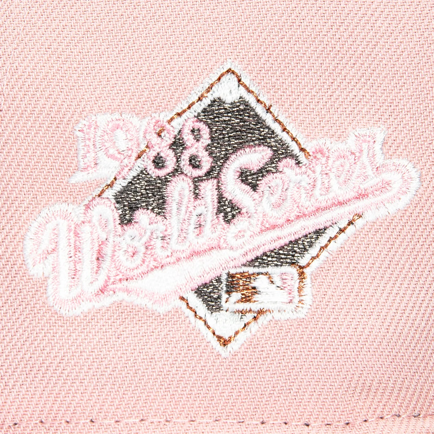New Era 59Fifty Los Angeles Dodgers 1988 World Series Patch Hat - Pink, Brown sold by Hat Club product image thumbnail 5