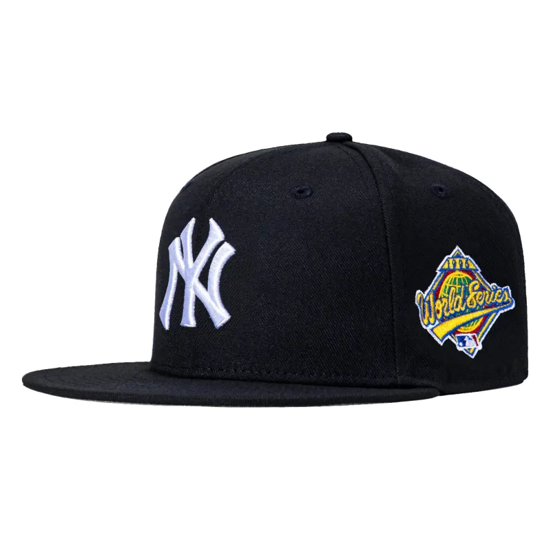 New Era 59Fifty New York Yankees 1996 World Series Patch Hat - Navy sold by Hat Club