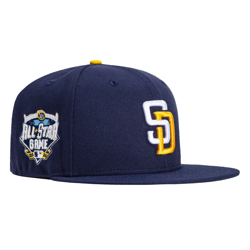 New Era 59Fifty San Diego Padres 2016 All Star Game Patch Hat - Light Navy sold by Hat Club