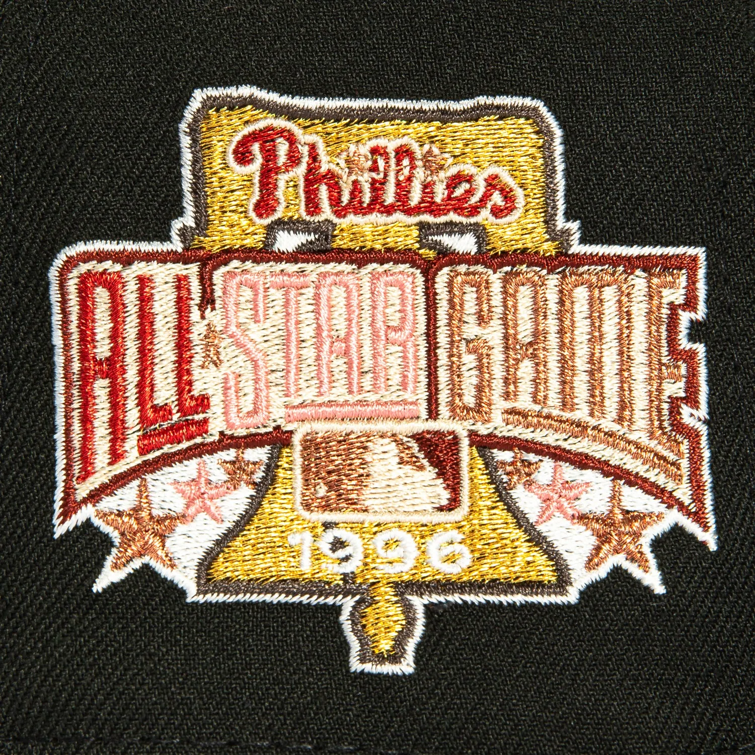 New Era 59Fifty Valentine's Day Philadelphia Phillies 1996 All Star Game Patch Alternate Hat - Black, Brown sold by Hat Club product image thumbnail 5