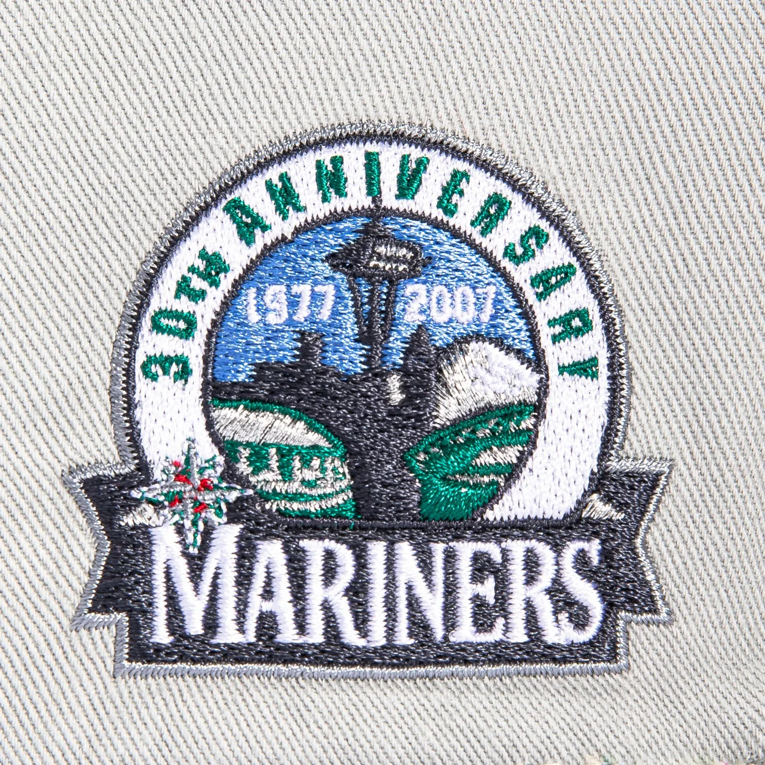 47 Brand Seattle Mariners 30th Anniversary Patch Cleanup Adjustable Hat - Grey, Navy sold by Hat Club product image thumbnail 4