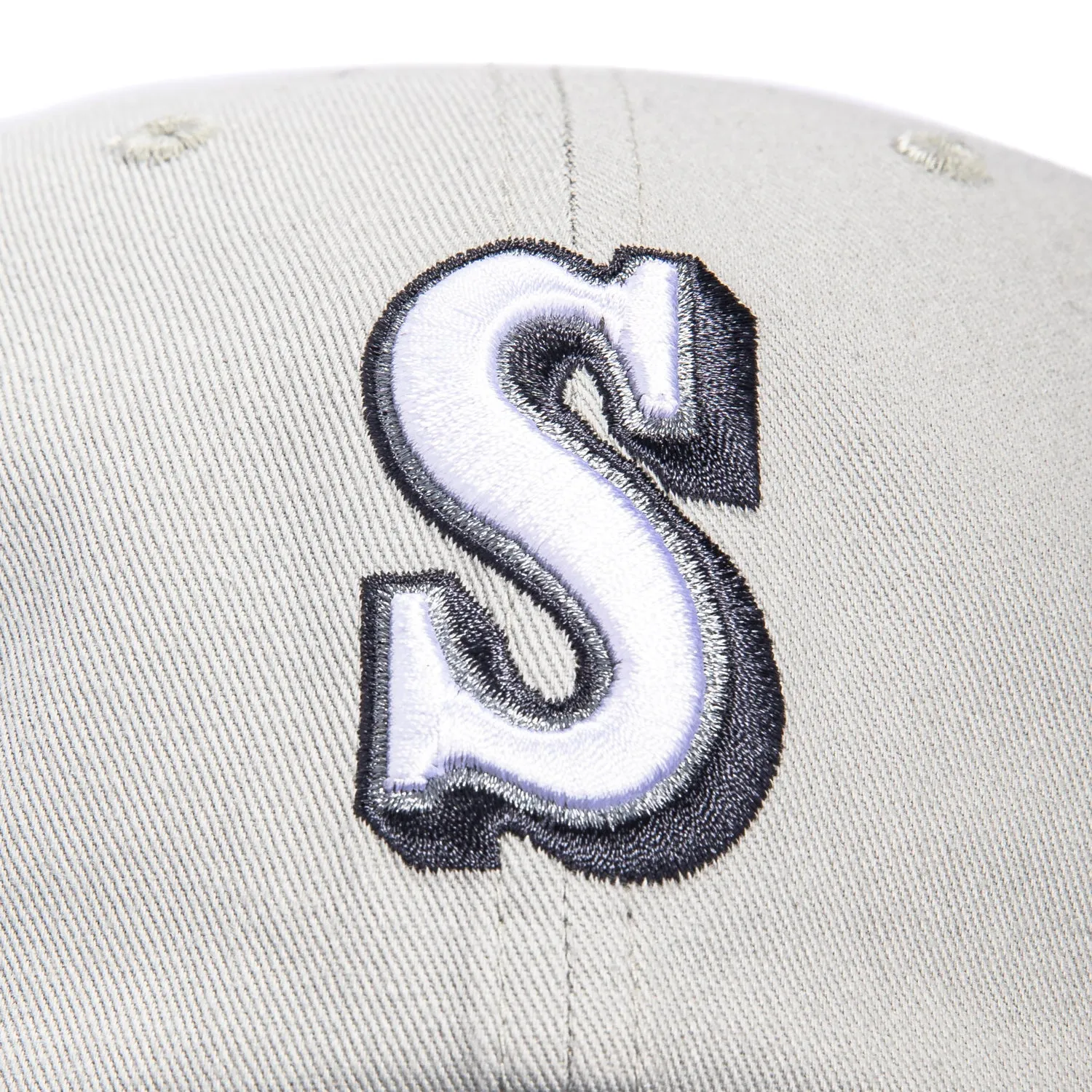 47 Brand Seattle Mariners 30th Anniversary Patch Cleanup Adjustable Hat - Grey, Navy sold by Hat Club product image thumbnail 3