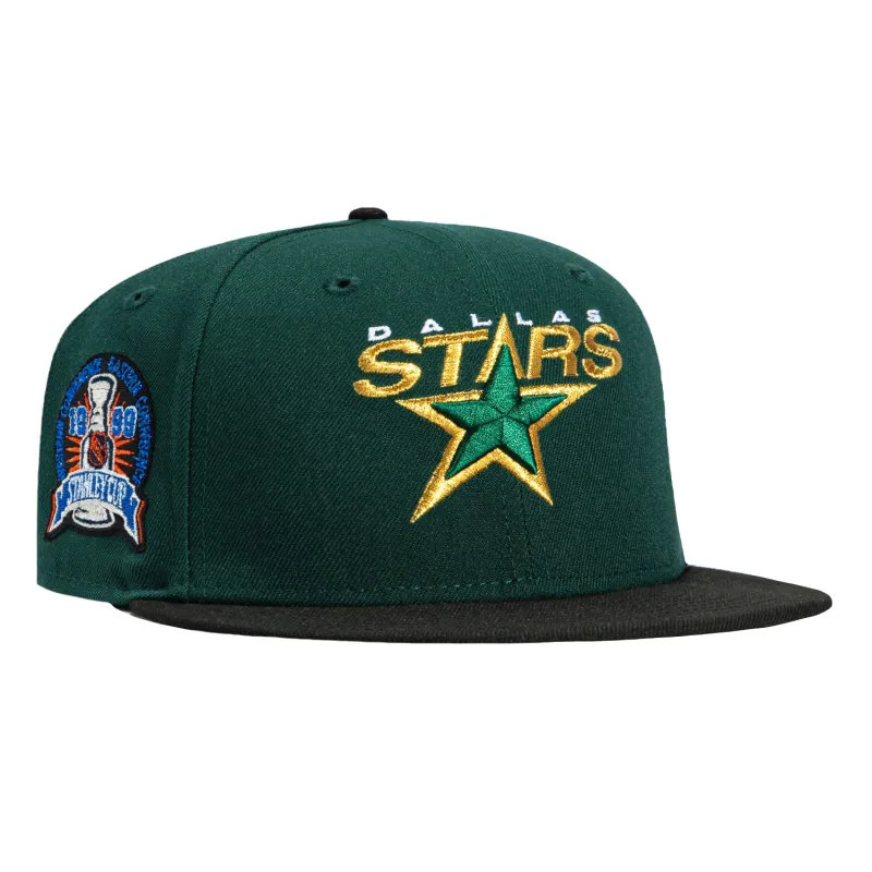 New Era 59Fifty Dallas Stars 1999 Stanley Cup Patch Hat - Green, Black sold by Hat Club