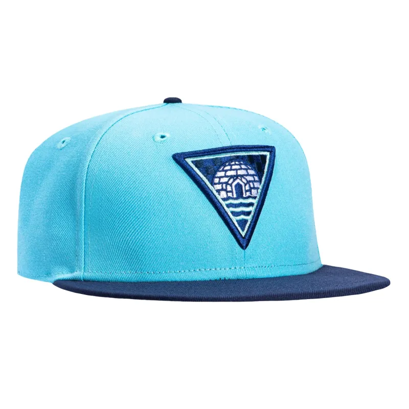 New Era 59Fifty Pittsburgh Penguins Igloo Hat - Light Blue, Light Navy sold by Hat Club